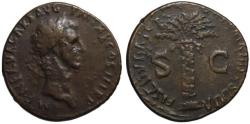 Ancient Coins - Paduan cast medal after Cavino - Nerva AE sestertius - FISCI IUDAICI