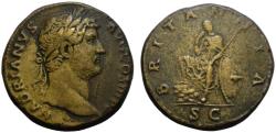 Ancient Coins - 19th C. BMC electrotype - Hadrian AE sestertius - BRITANNIA