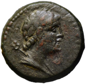 Ancient Coins - PHOENICIA Marathos - Ptolemy VI as Hermes - Great condition AE19