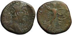 Ancient Coins - Commodus AE sestertius - MINERVA
