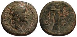 Ancient Coins - Antoninus Pius AE sestertius - MINERVA - 147 AD