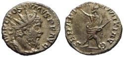 Ancient Coins - Postumus AE silvered antoninianus - SERAPI COMITI AVG - EF