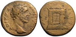 Ancient Coins - Divus Antoninus Pius AE sestertius - DIVO PIO - Altar