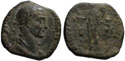 Ancient Coins - Trajan Decius AE sestertius - Genius Of the Illyrian Legion
