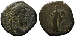 Ancient Coins - Commodus AE sestertius - LIBERALITAS with abacus & cornucopia