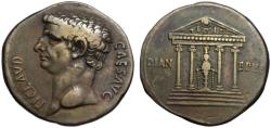 Ancient Coins - 19th C. BMC electrotype - Claudius AR cistophorus - Diana Ephesus
