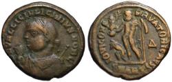 Ancient Coins - Licinius II Caesar AE follis - Jupiter CONSERVATORI CAESS - Antioch