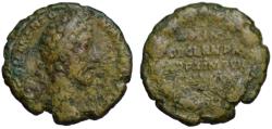Ancient Coins - Commodus AE As - PRIMI DECENN - Very scarce  185 AD