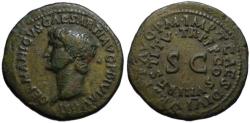Ancient Coins - Germanicus AE As - Rare restitution issue under Titus 80-81 AD