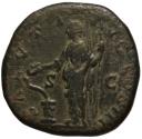 Ancient Coins - Marcus Aurelius AE dupondius - SALUS - 169 AD