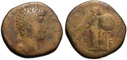 Ancient Coins - Lucius Verus AE sestertius - Victory VIC PAR - Fine