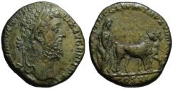 Ancient Coins - Commodus AE sestertius - Refoundating Lanuvium - Rare EF