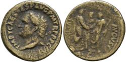 Ancient Coins - Pseudo paduan Titus AE sestertius - Clasping hands