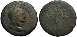 Ancient Coins - Vespasian AE dupondius - FORTUNAE REDUCI - 71 AD