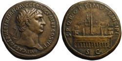 Ancient Coins - 19th C. BMC electrotype - Trajan AE sestertius - Circus Maximus