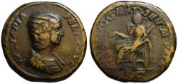 Ancient Coins - Julia Domna AE sestertius - MAT AVGG MAT SEN M PATR - Rare (R)
