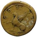 Ancient Coins - Hadrian AE As - GRIFFIN - Rare
