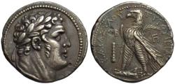 Ancient Coins - 19th C. BMC electrotype - Tyre AR shekel - Melkart & Eagle