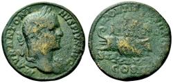 Ancient Coins - Caracalla AE As - GALLEY - Very Rare R2