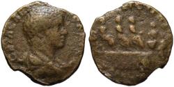 Ancient Coins - Geta AE As - FELICITAS SAECVLI platform - Rare