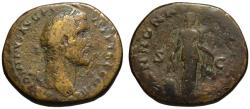 Ancient Coins - Antoninus Pius AE sestertius - ANNONA