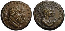 Ancient Coins - Postumus AE Medallion - Double jugate busts - Becker Forgery EF+