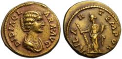 Ancient Coins - Didia Clara AV Aureus - HILAR TEMPOR - Becker Forgery
