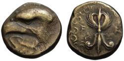 Ancient Coins - 19th C. BMC electrotype - Olympia AR stater - Eagle & Thunderbolt