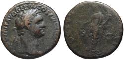 Ancient Coins - Domitian AE As - FORTUNA - 85 AD