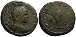 Ancient Coins - Caracalla AE sestertius - LIBERTAS - aVF