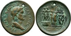 Ancient Coins - Paduan cast medal after Cavino - Galba AE sestertius - ADLOCUTIO