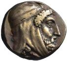 Ancient Coins - 19th C. BMC electrotype - Persian AR tetradrachm - Satrap & Lyre