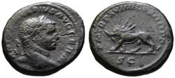 Ancient Coins - Caracalla AE As - Radiate Lion - Rare