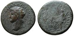 Ancient Coins - Nero AE sestertius - ANNONA AUGUSTI CERES - 35mm