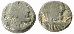 Ancient Coins - NABATAEA Rabbel II with Gamilat AD 70-105 AR Drachm
