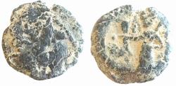 Ancient Coins - Nabataean Kingdom. Aretas IV , 9 BC - 40 AD , lead coin