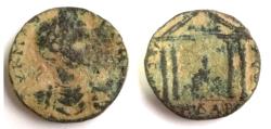 Ancient Coins - Decapolis. Gadara under Elagabalus (AD 218-222). AE  Struck in civic year 281 (AD 217/18).