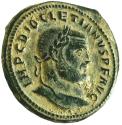 Ancient Coins - Diocletian AE Folis GENIO POPVLI ROMANI Genius