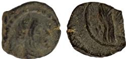 Ancient Coins - Nabataean Kingdom. Aretas IV . 9 BC-AD 40. Æ
