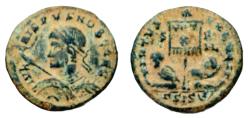 Ancient Coins - Crispus. Caesar, A.D. 317-326. Æ follis. Siscia, A.D. 320.
