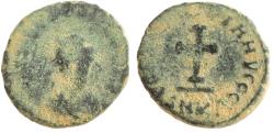 Ancient Coins - ROMAN AE WITH CROSS