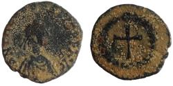 Ancient Coins - THEODOSIUS II AE 4 . CROSS