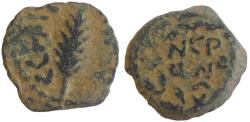 Ancient Coins - JUDAEA. Porcius Festus Procurator under Nero AE Prutah. 58/59 C.E.