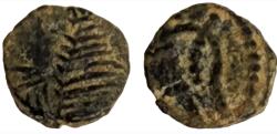 Ancient Coins - Judaea, Minima of Caesarea ,1st-2nd centuries AD. Æ 8.6mm RARE