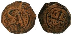 World Coins - CRUSADER STATES.ANTIOCH.Tancred AD 1104-1112.AE.Follis,  (4.4g, 23.2mm)