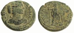 Ancient Coins - ARABIA, Rabbathmoba. Julia Domna. Augusta, AD 193-217. Æ