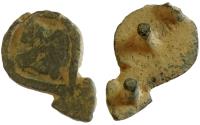 Ancient Coins - ANCIENT BRONZE BELT BUCKLE.