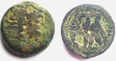 Ancient Coins - GREEK. Ptolemaic kings. Ptolemy V Epiphanes or Ptolemy VI Pilometor (204-180 BC or 180-145 BC). AE  (33.5 mm, 37.9 g). Alexandria mint