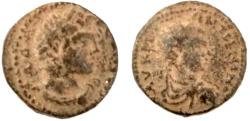 Ancient Coins - DECAPOLIS, Gadara. Elagabalus. AD 218-222. Æ (22.5mm, 10.2 g ). Dated CY 281 (AD 218).