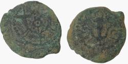 Ancient Coins - Herod the Great AE Prutah, 40 - 4 B.C.E.